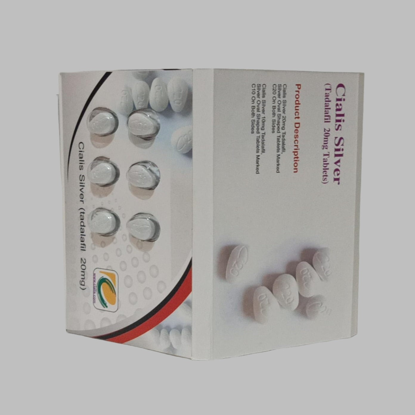 Cialis Silver Tadafil 20mg 6 Tablets