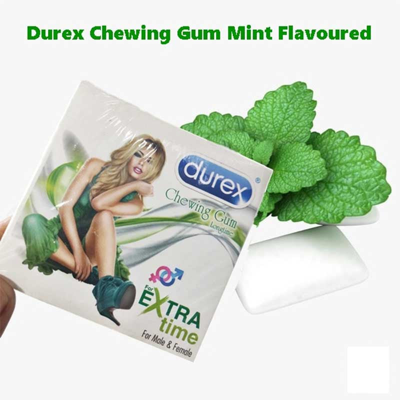 Durex CHEWING GUM Long Time For Male & Female 4 GUM