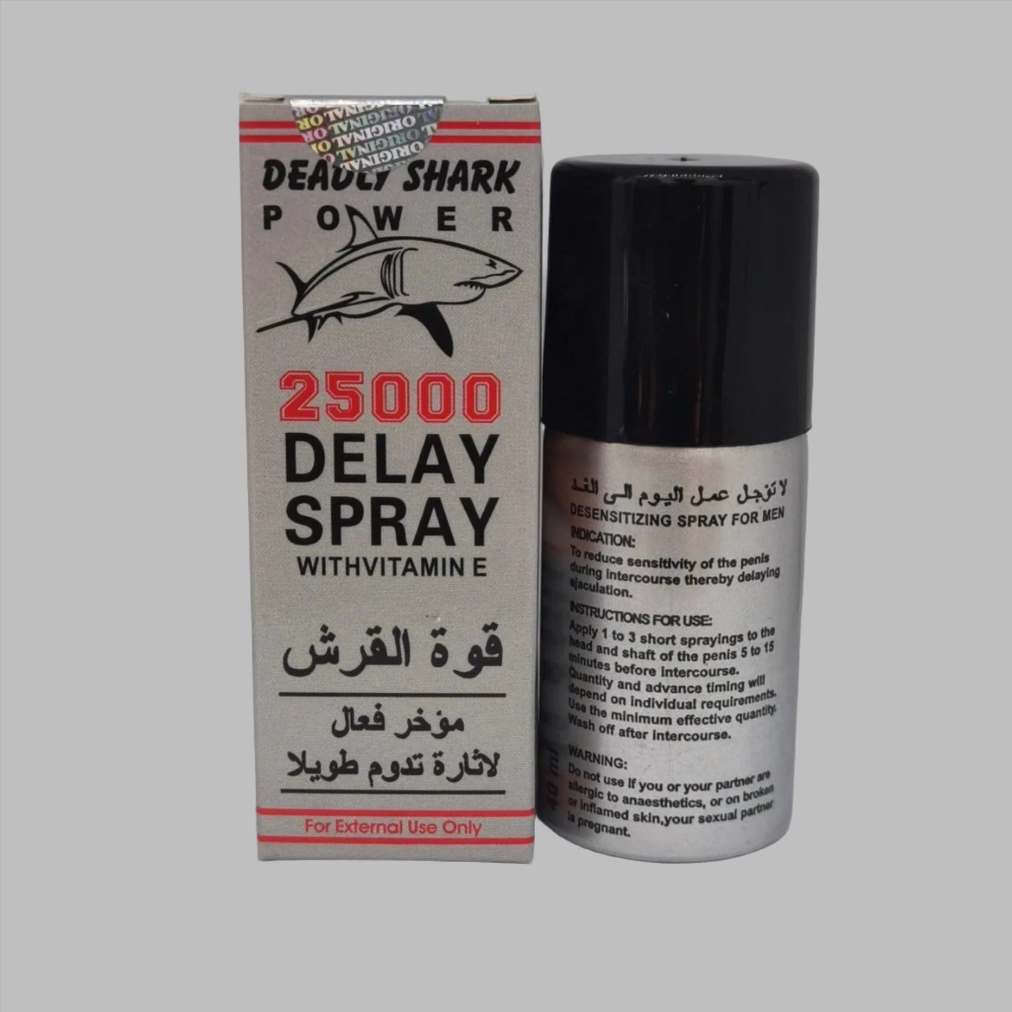 Deadly Shark 25000 Delay Spray For Men