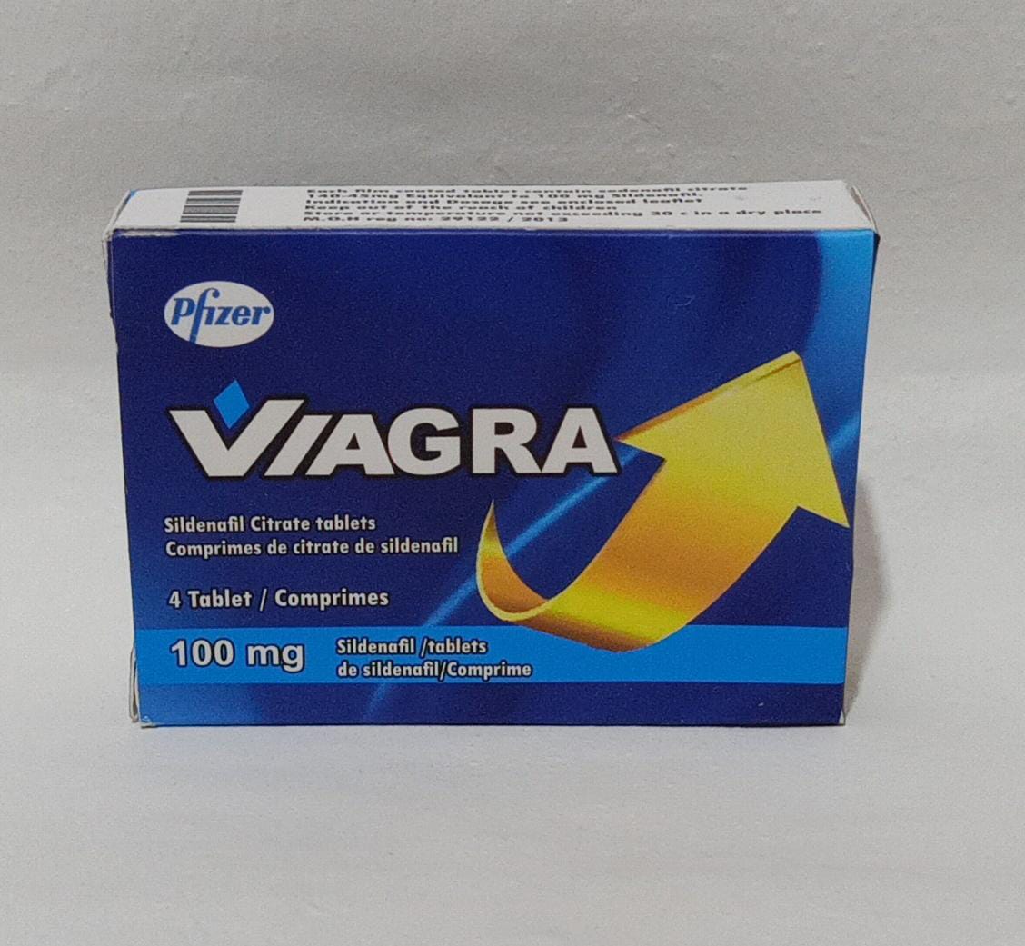 Viagra Comprimes 100mg 4 Tablets