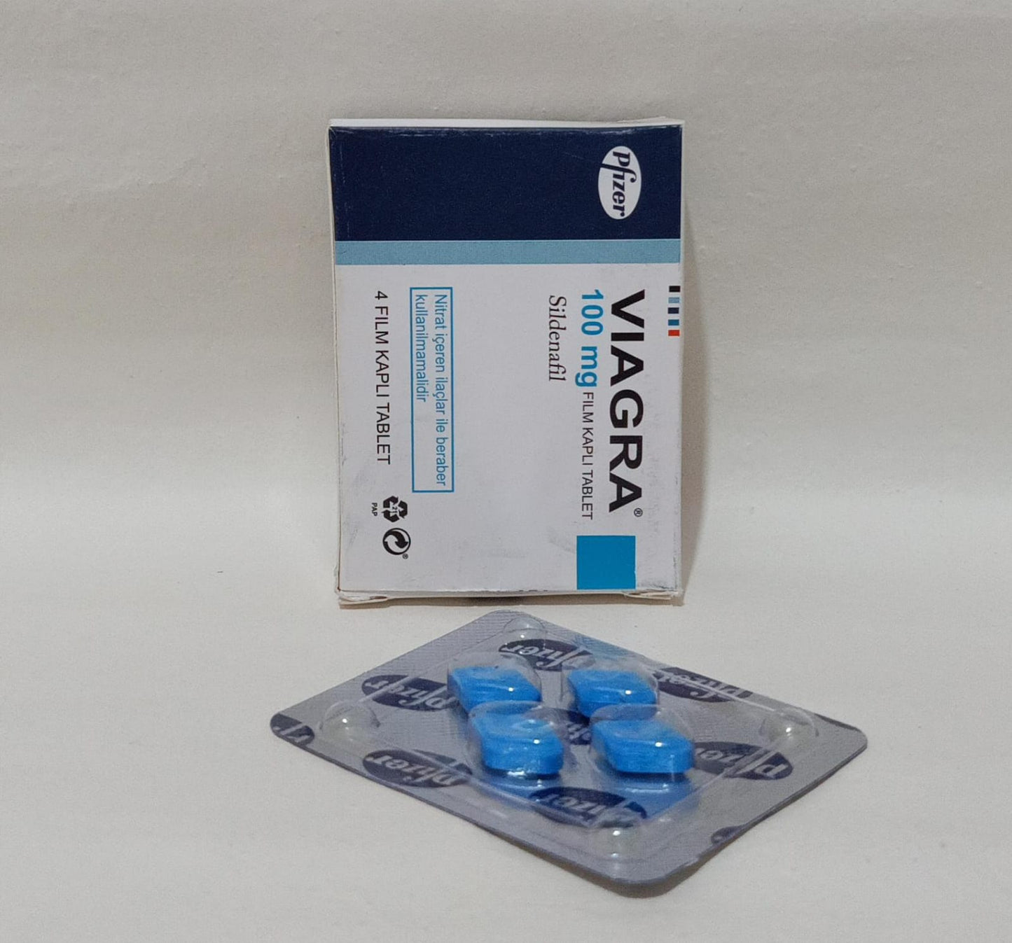 Viagra Film Kapli 100mg 4 Tablets