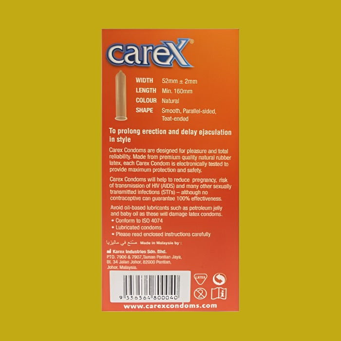 Carex Delay Condoms 12 Piece