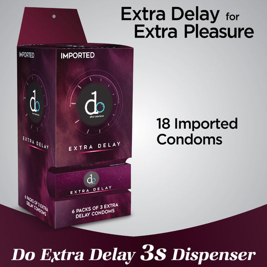DO Extra Delay Condom 18 Pcs Dispenser Range