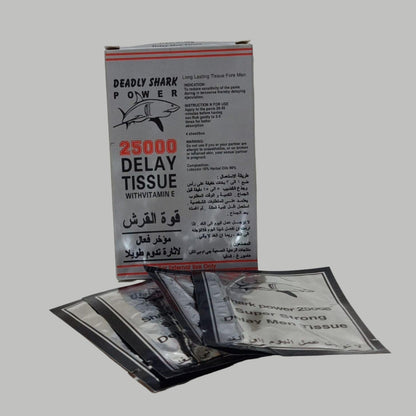 Deadly Shark 25000 Long Lasting Tissue 4 Tissue