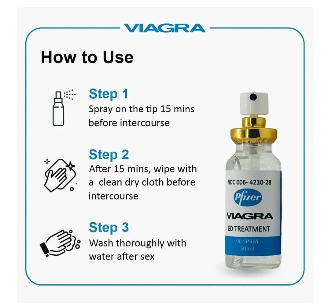 Pfizer Viagra Delay Longtime Enhanced Spray For Men 40ML
