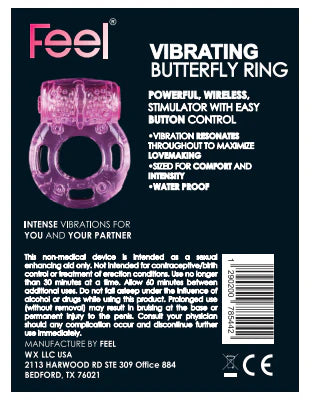 Vibrating Butterfly Ring USA