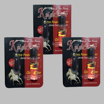 Knight Rider Timing Gel Knight Rider Extra Delay Capsule Tester (Pack of 3) – Health Cart