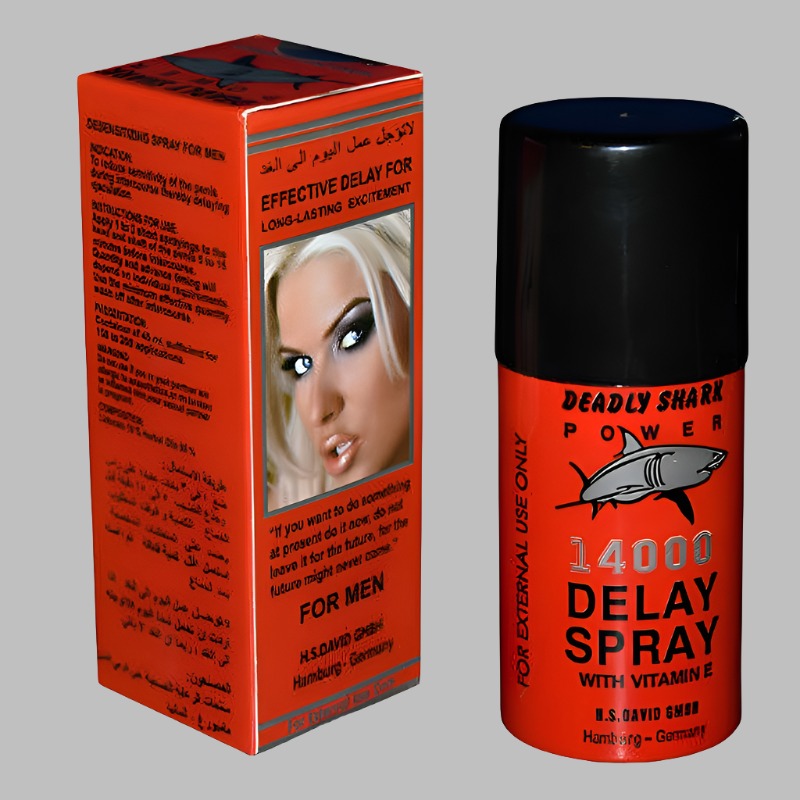 Deadly Shark 14000 Delay Spray For Men