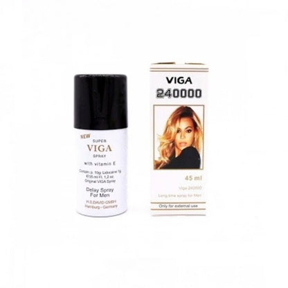 Super Viga 240000 Timing Delay Spray For Men ( Original German ) ( STEEL BOTTLE )