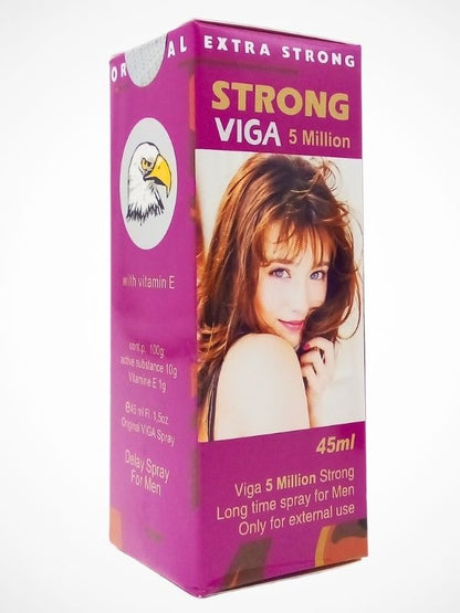 Viga 5 Million Delay Spray – Extra Strong, Long-Lasting Solution to Perform Better