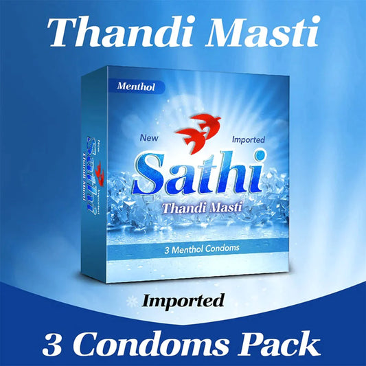 New Sathi Menthol (Thandi Masti) Imported Condom